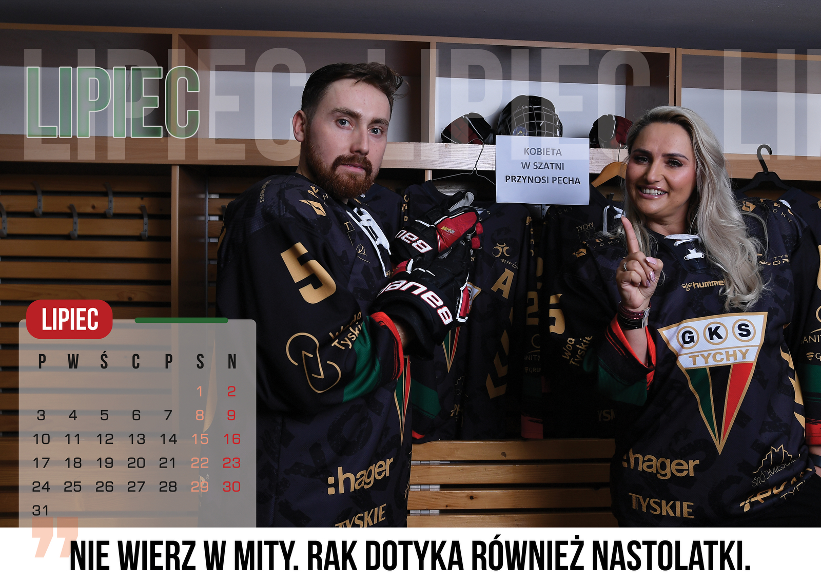 Kalendarze charytatywne strona z lipca